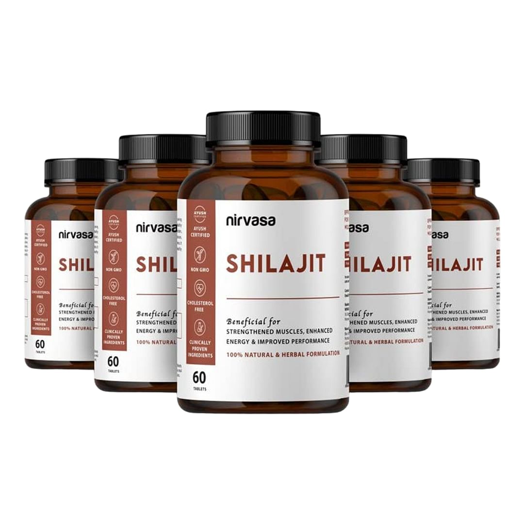 

Nirvasa Shilajit Tablets (500mg) for Men & Women | Improves Performance, Provides Muscle Strength & Elevates Energy | Shilajit Original Tablets | ...
