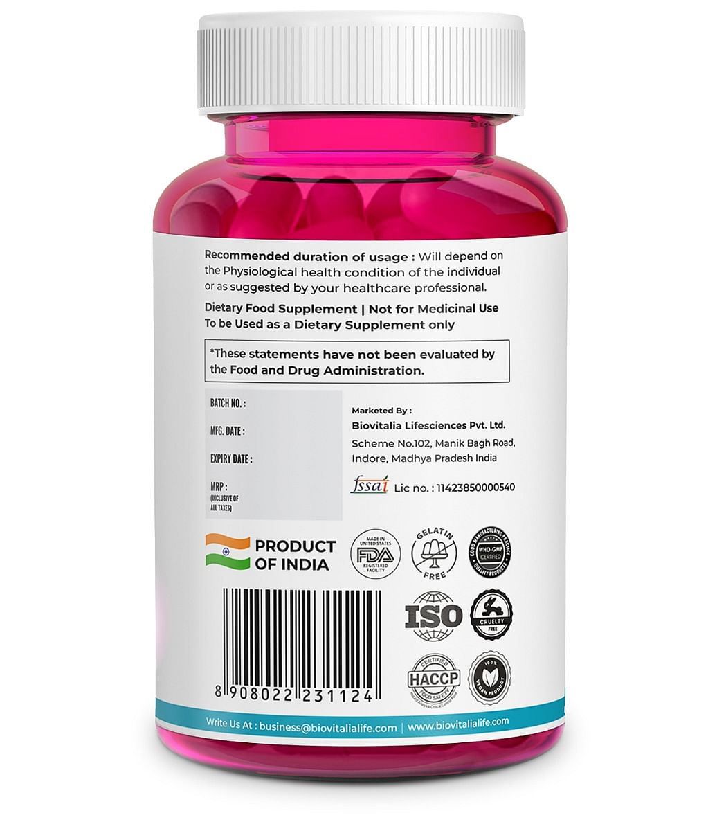 BIOVITALIA ORGANICS Plant Based B-Complex | Helps In Reducing Stress ...