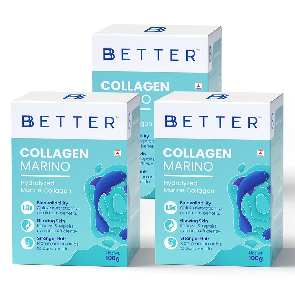 

BBETTER Collagen Marino 100 g, Unflavoured (Pack of 3)