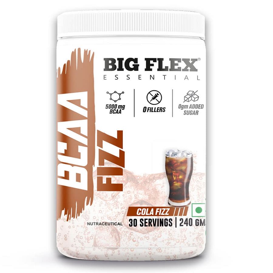 

Bigflex Essential BCAA powder - 30 Servings - Cola Fizz Flavour