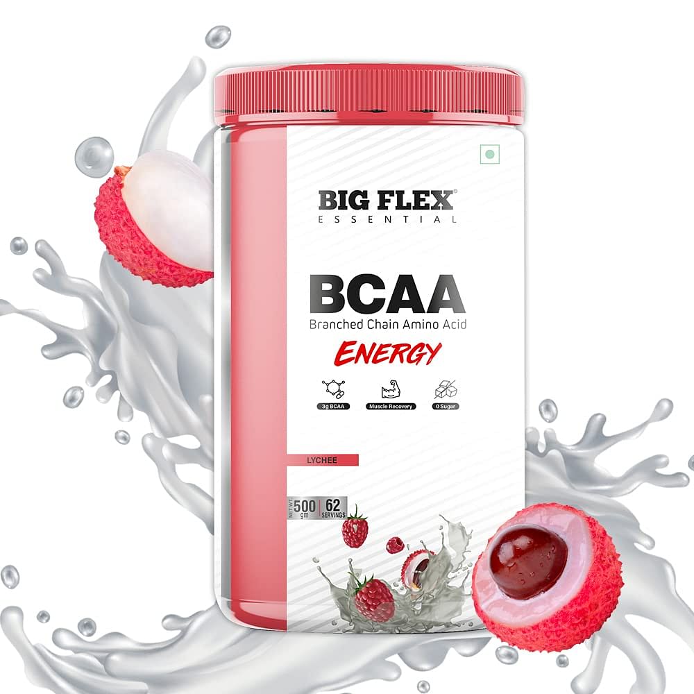 

Bigflex Essential BCAA Energy Lychee (500Gm) - Jar