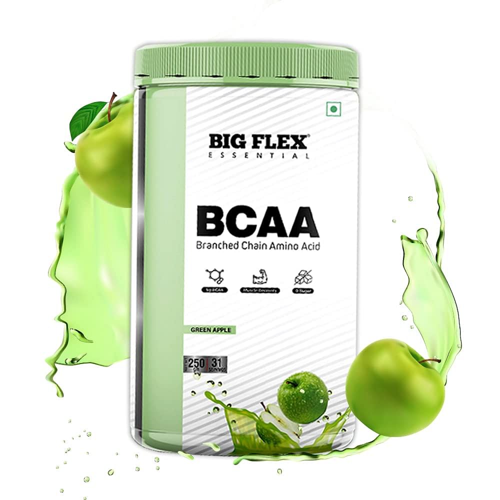 

Bigflex Essential BCAA - Green Apple (250Gm) - Jar