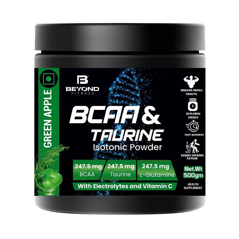 

Beyond Fitness BCAA & TAURINE Isotonic Energy Drink With Electrolytes and vitamin c- 500gm