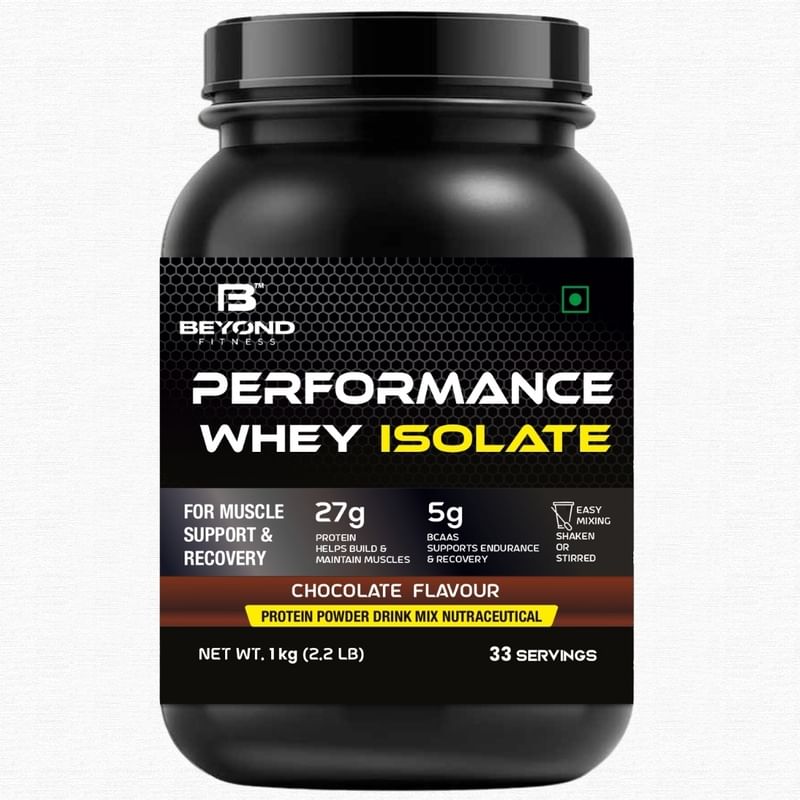 

Beyond Fitness 100% Whey Protein Powder - Post Workout Whey Protein Isolate, Zero Artificial Flavors & Sweeteners, Gluten Free, 5g BCAA,Essential A...