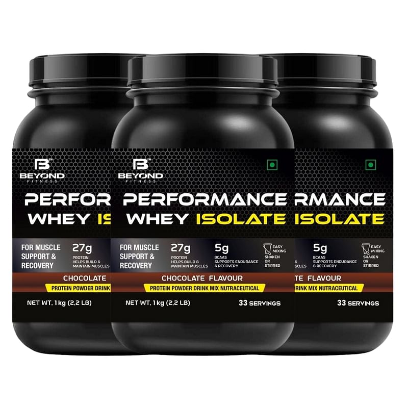 

Beyond Fitness 100% Whey Protein Powder - Post Workout Whey Protein Isolate, Zero Artificial Flavors & Sweeteners, Gluten Free, 5g BCAA,Essential A...