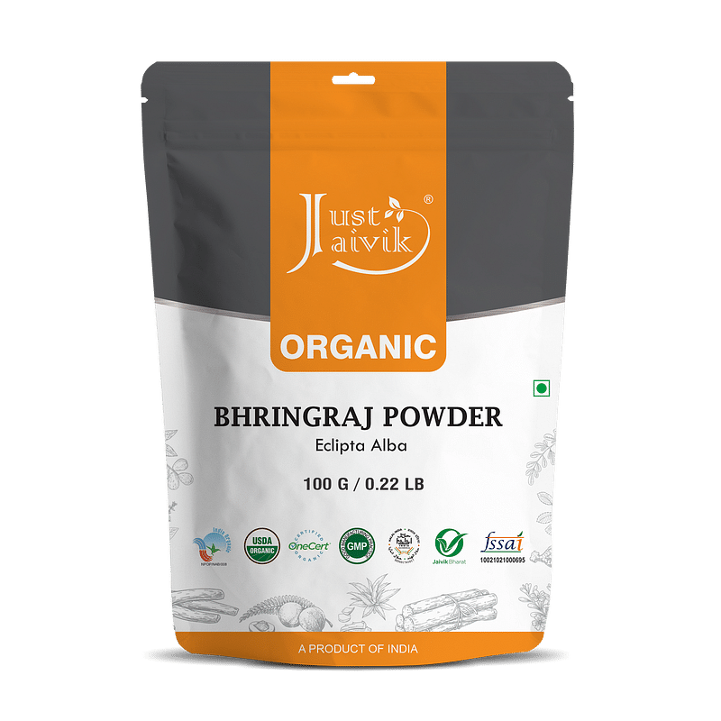 

Just Jaivik Organic Bhringraj Powder