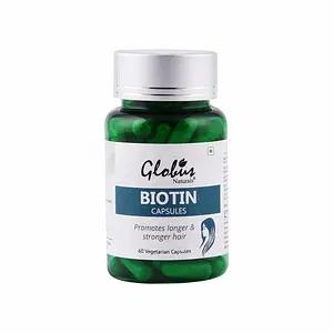 Globus Naturals Biotin capsules for Hair Growth 60caps