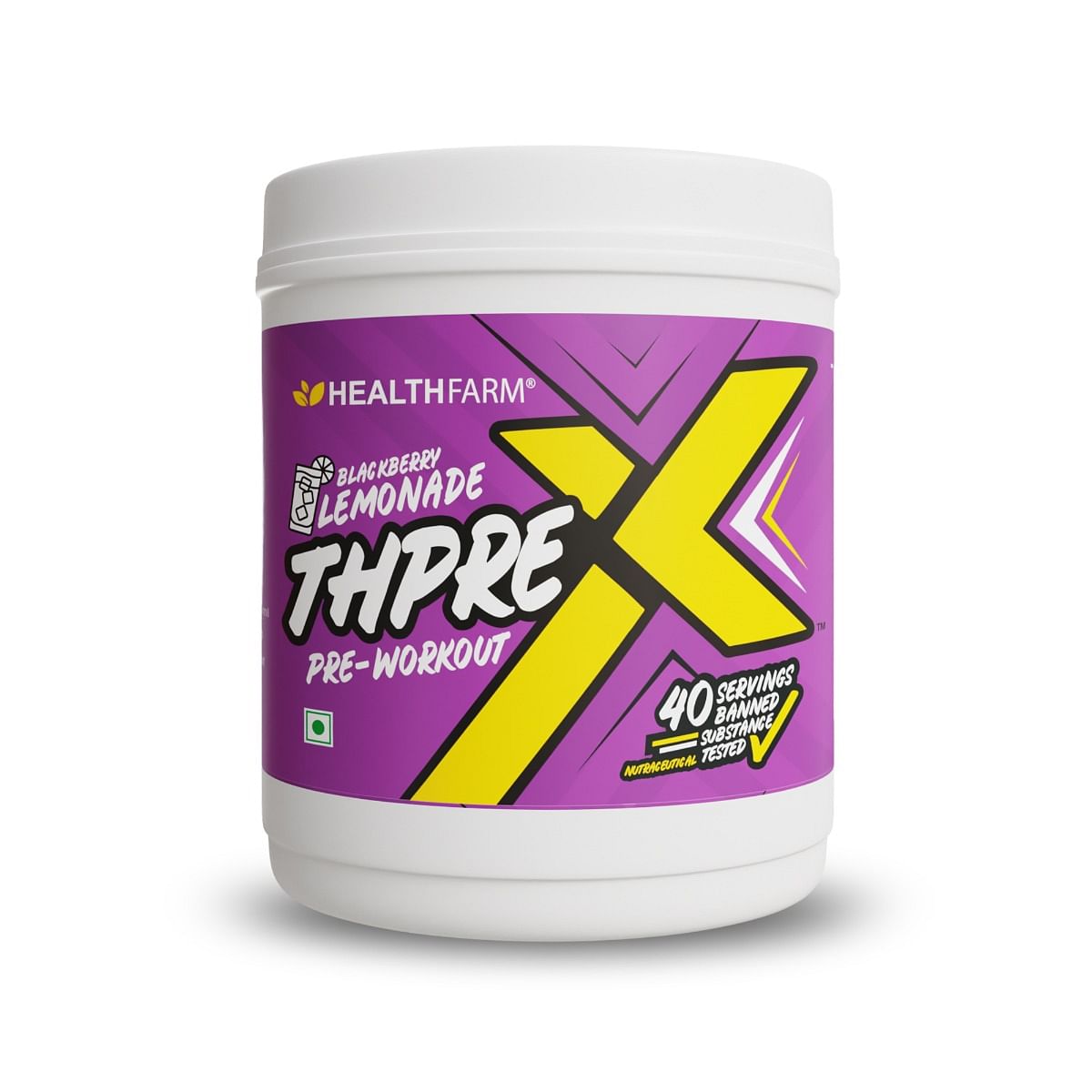 

Healthfarm Thpre X Pre Workout Powder| Sports Nutrition Supplement for Men & Women - For Working Out, Hydration, Mental Focus & Energy - 40 Serving...