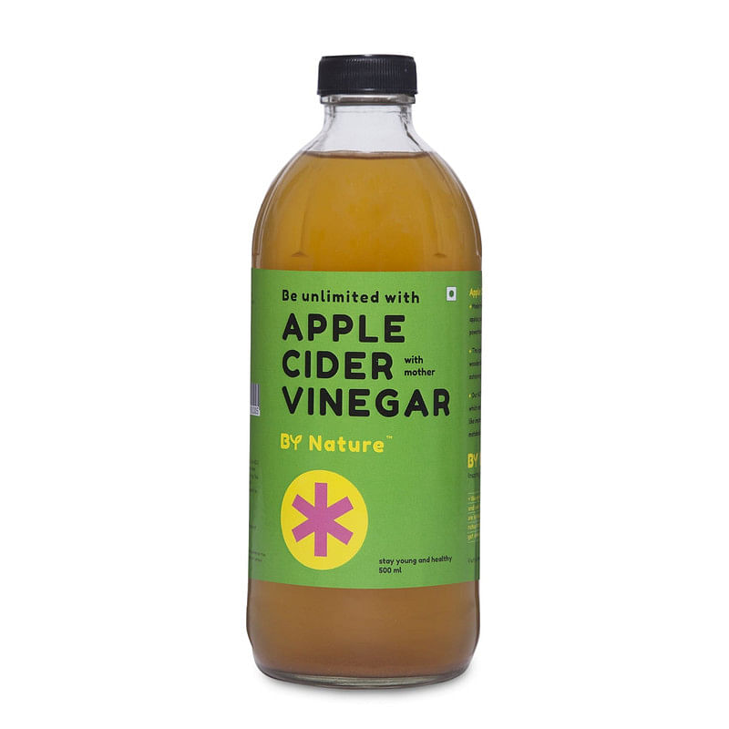 By Nature Apple Cider Vinegar With Mother,500 Ml | Raw | Unfiltered ...