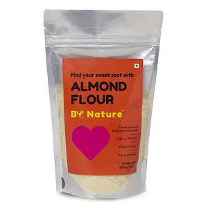 By Nature Almond Flour, 200g | Low Carb | Keto Friendly | Blanched Almond Fine Powder | 100% Natural | Protein Rich |