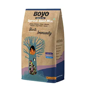 BOYO Sprout Seed Mix For Immunity Builder 400g - 100% Vegan, Gluten-Free