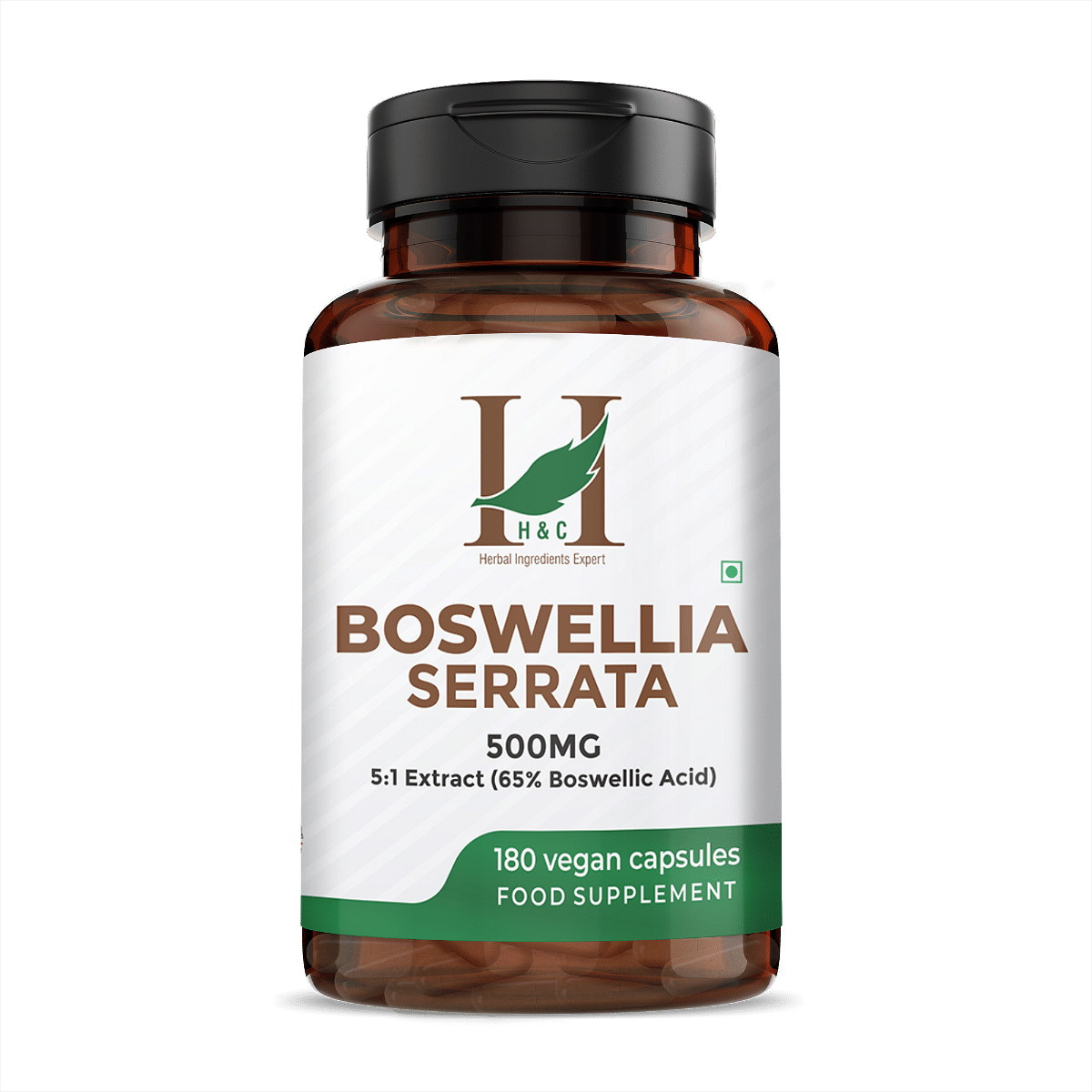 H&C Boswellia Serrata 500mg Capsules | High Strength 5:1 Extract ...