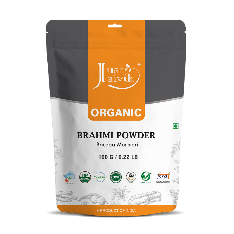 

Just Jaivik Organic Brahmi Powder