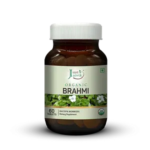 Just Jaivik Organic Brahmi Tablets - 600mg