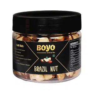 BOYO Premium Jumbo Brazil Nut 125g - Rich In Iron