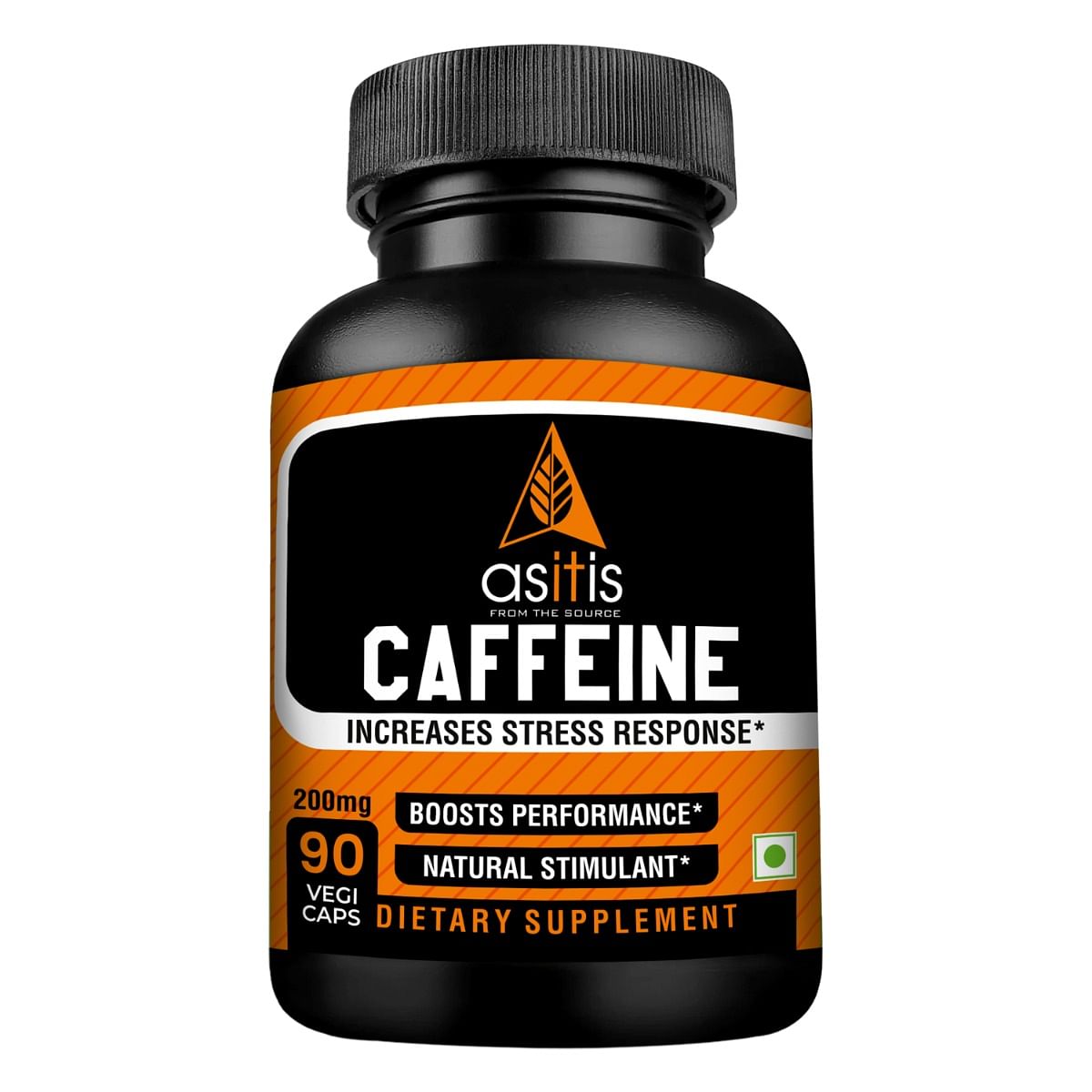 

AS-IT-IS Nutrition Caffeine 200mg per serving, 90 Capsules |Pre workout| Natural Stimulant for Men & Women| Boosts Energy, Endurance & Focus | Zero...