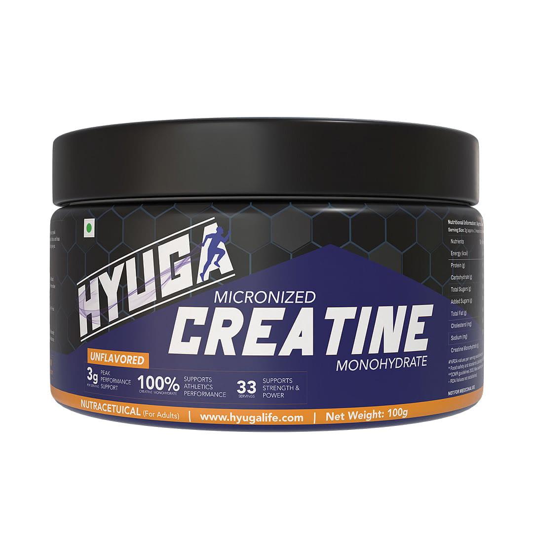 Hyuga Micronized Creatine Monohydrate | Unflavored | Supports Strength & Power Lean Muscle Mass | Easy Dissolvable