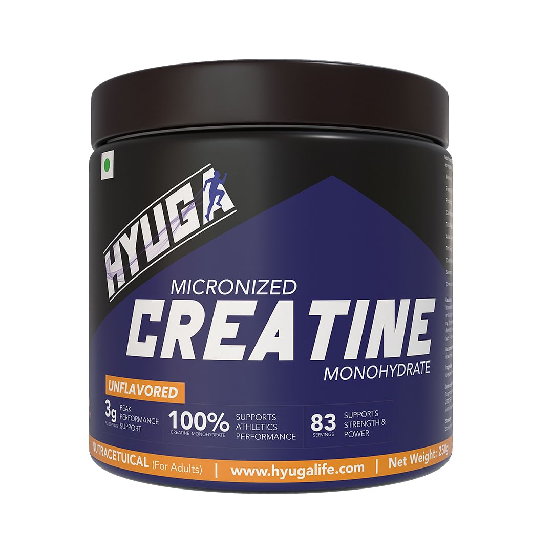 

Hyuga Micronized Creatine Monohydrate 250g | 83 Servings | Unflavored | Supports Strength & Power Lean Muscle Mass | Easy Dissolvable