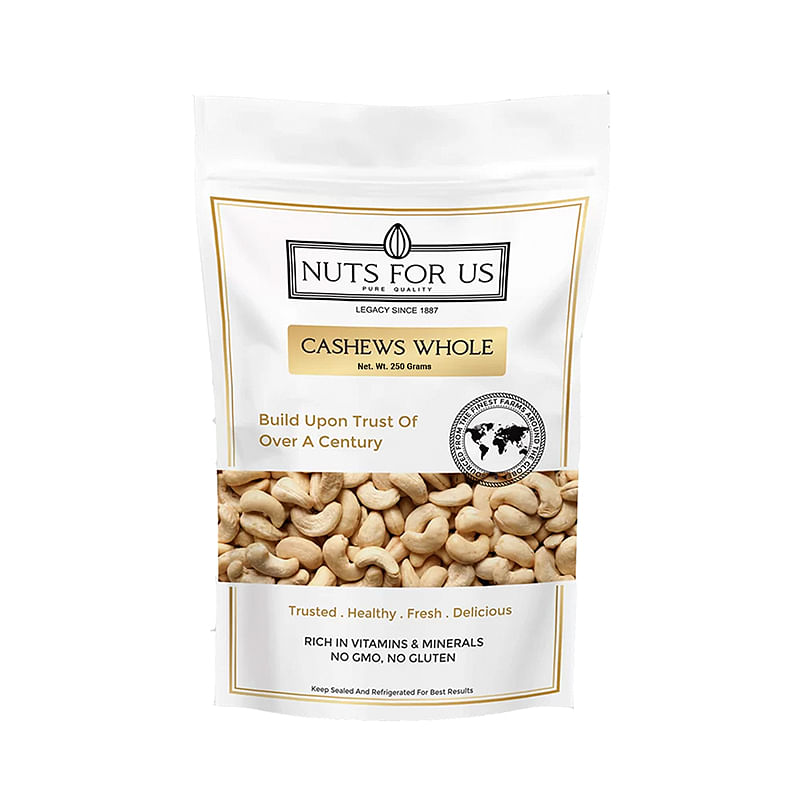 

Nuts for us Cashew (Whole) - 250g