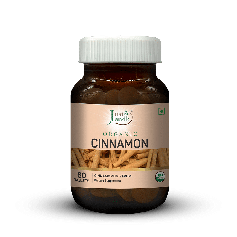 

Just Jaivik Organic Cinnamon Tablets - 600mg