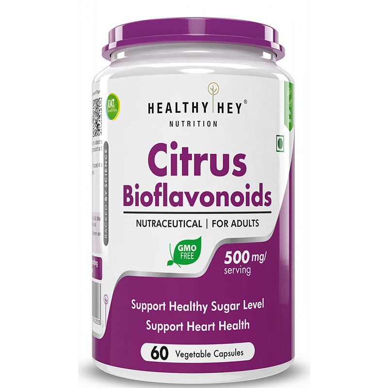 

HealthyHey Nutrition Citrus Bioflavonoids 60 Vegetable Capsules
