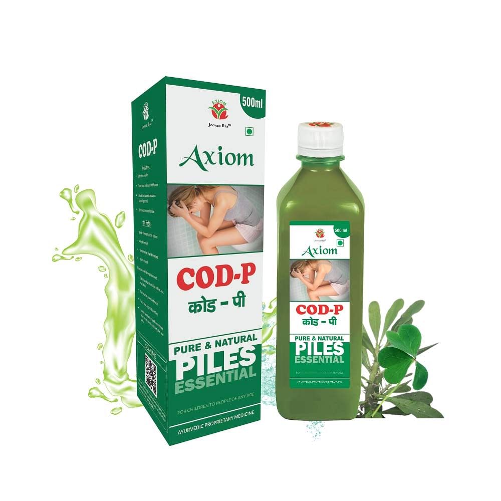 

Axiom Aloevera COD-P Juice,Helpful for Piles and Constipation,Goodness Of Bakayan and Ayurvedic Herbs - 500ml