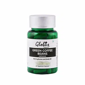 Globus Naturals Green Coffee Beans Extract Capsules For Weight Loss, 60 cap