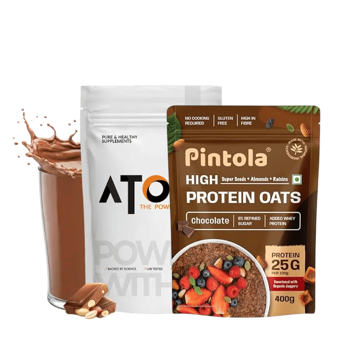 

AS-IT-IS ATOM Whey Protein 1kg | Isolate & Concentrate | 27g Protein | Choco Peanut | With Digestive Enzymes | USA Labdoor Certified + Pintola 25g ...