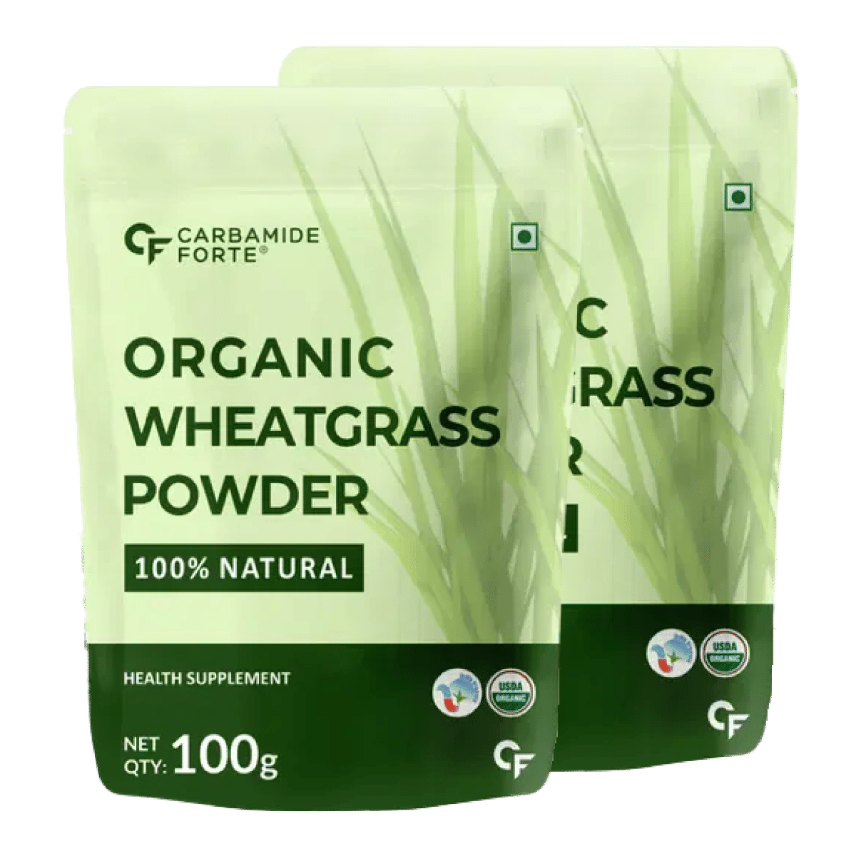 

Carbamide Forte Wheat grass Powder - 100g Pack of 2