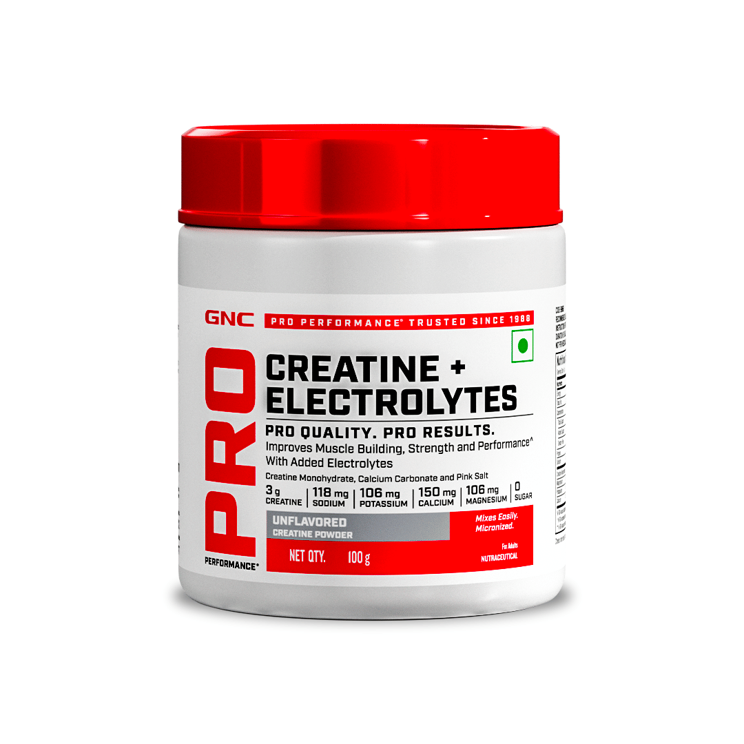 

GNC Creatine + Electrolytes (Unflavoured) Powder 100G