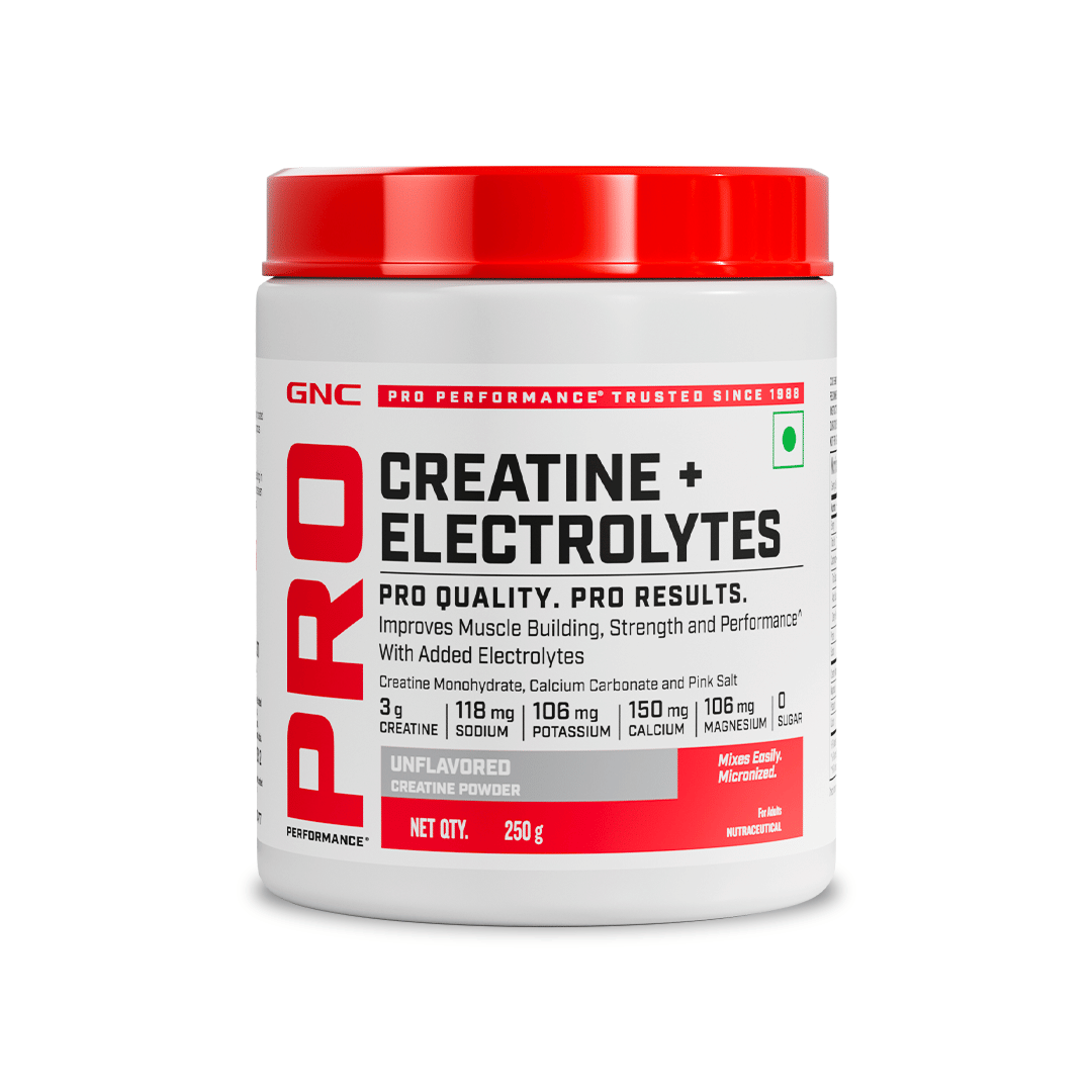 

GNC Creatine + Electrolytes (Unflavoured) Powder 250G