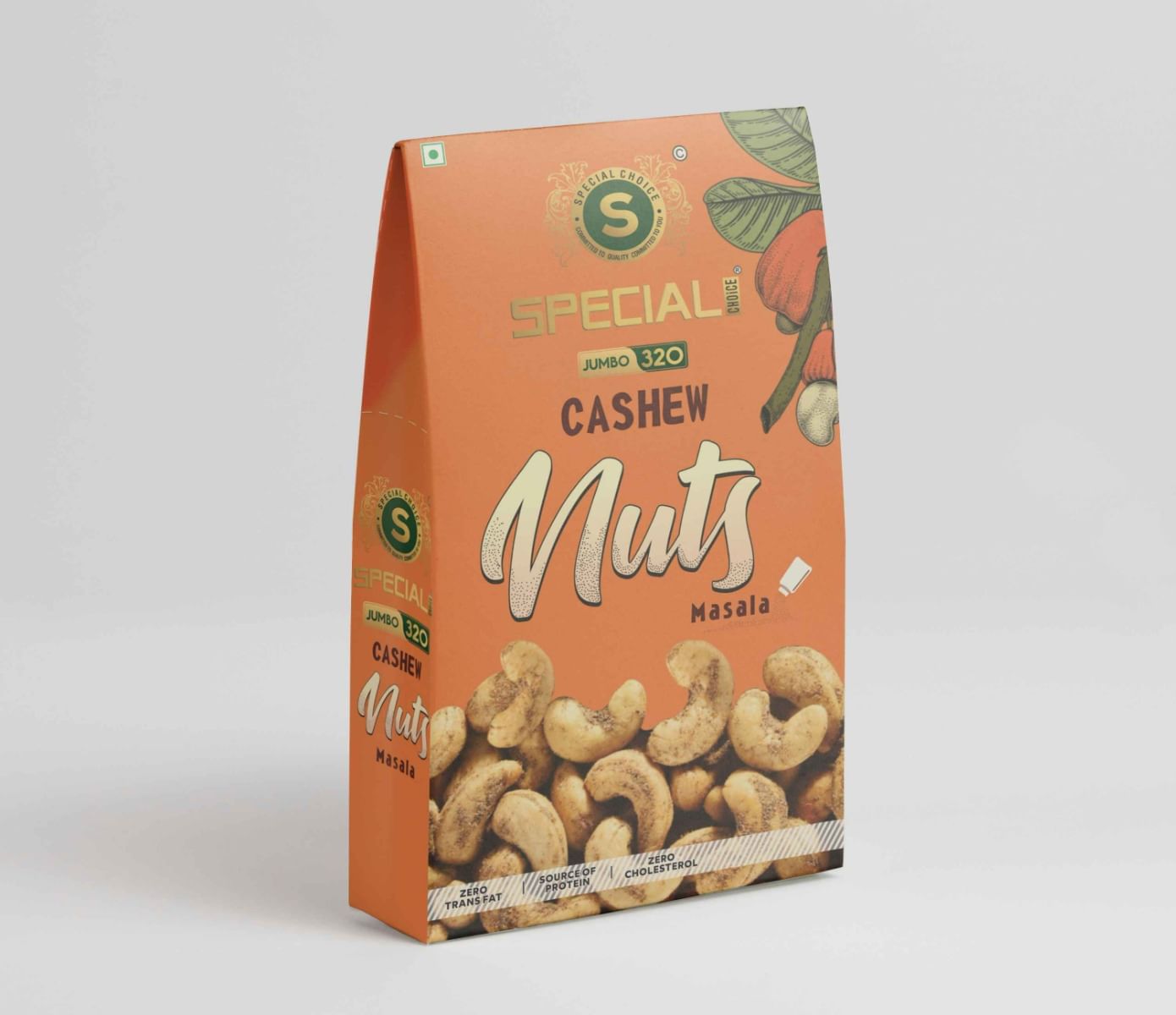 

Special Choice Cashew Nuts Roasted n Masala Vacuum Pack 250g x 3