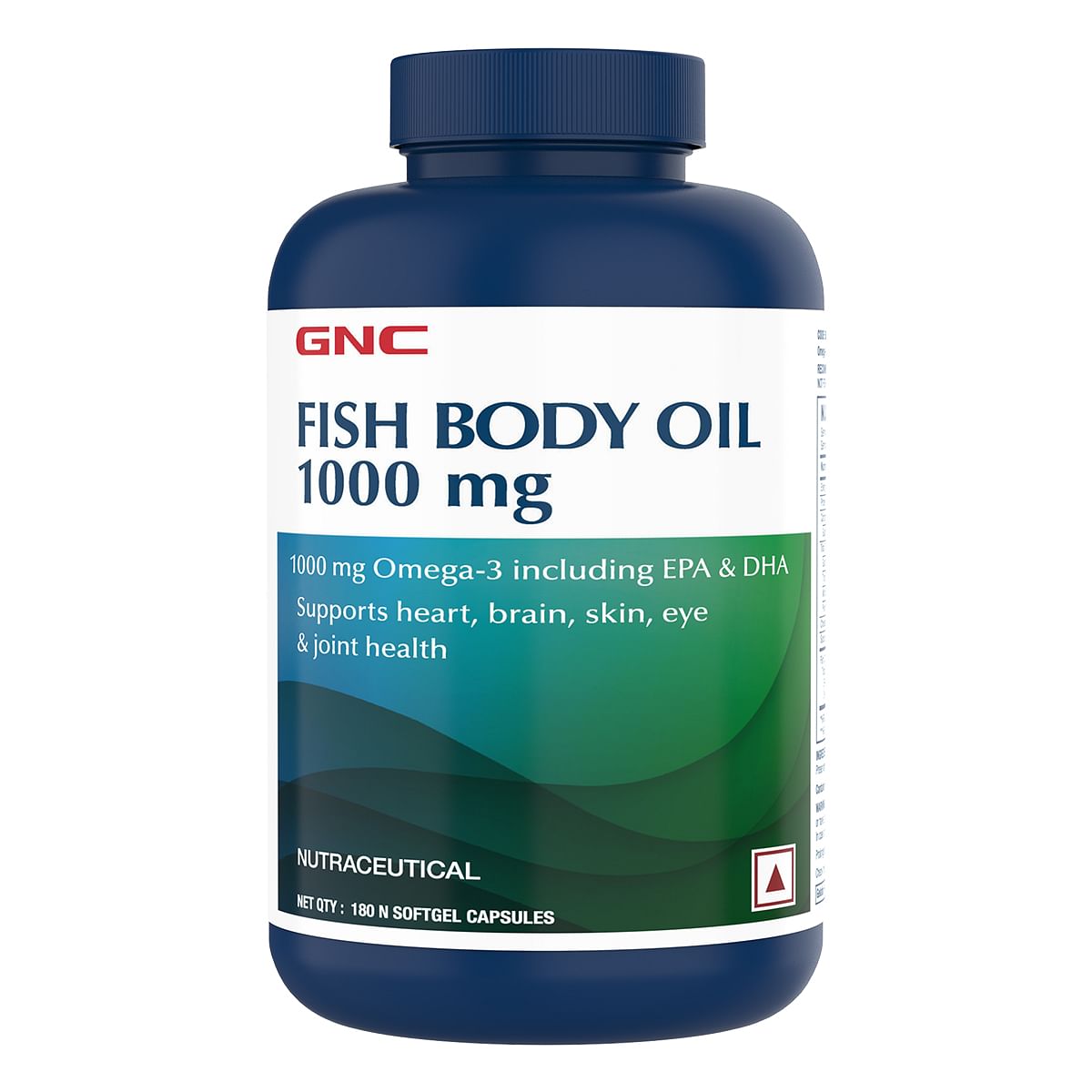 GNC Fish Body Oil for Men & Women | 1000mg Omega-3s with EPA & DHA ...