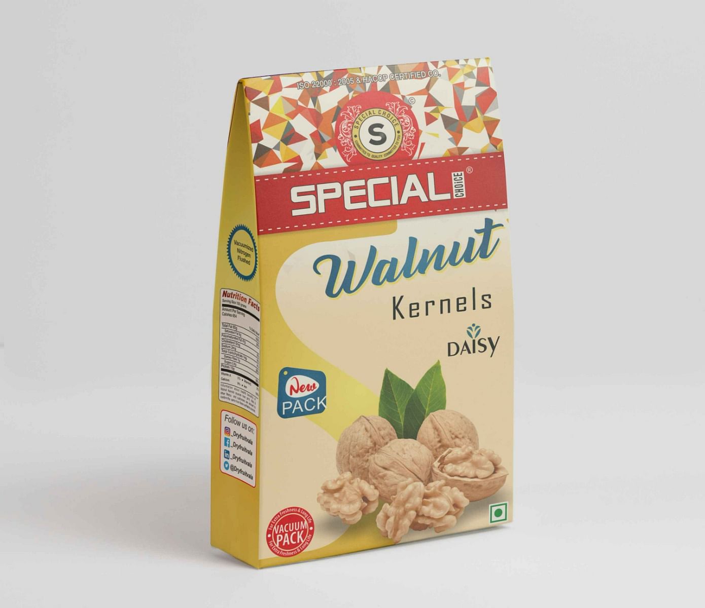 

Special Choice Walnut Kernels Daisy Vacuum Pack 250g x 2
