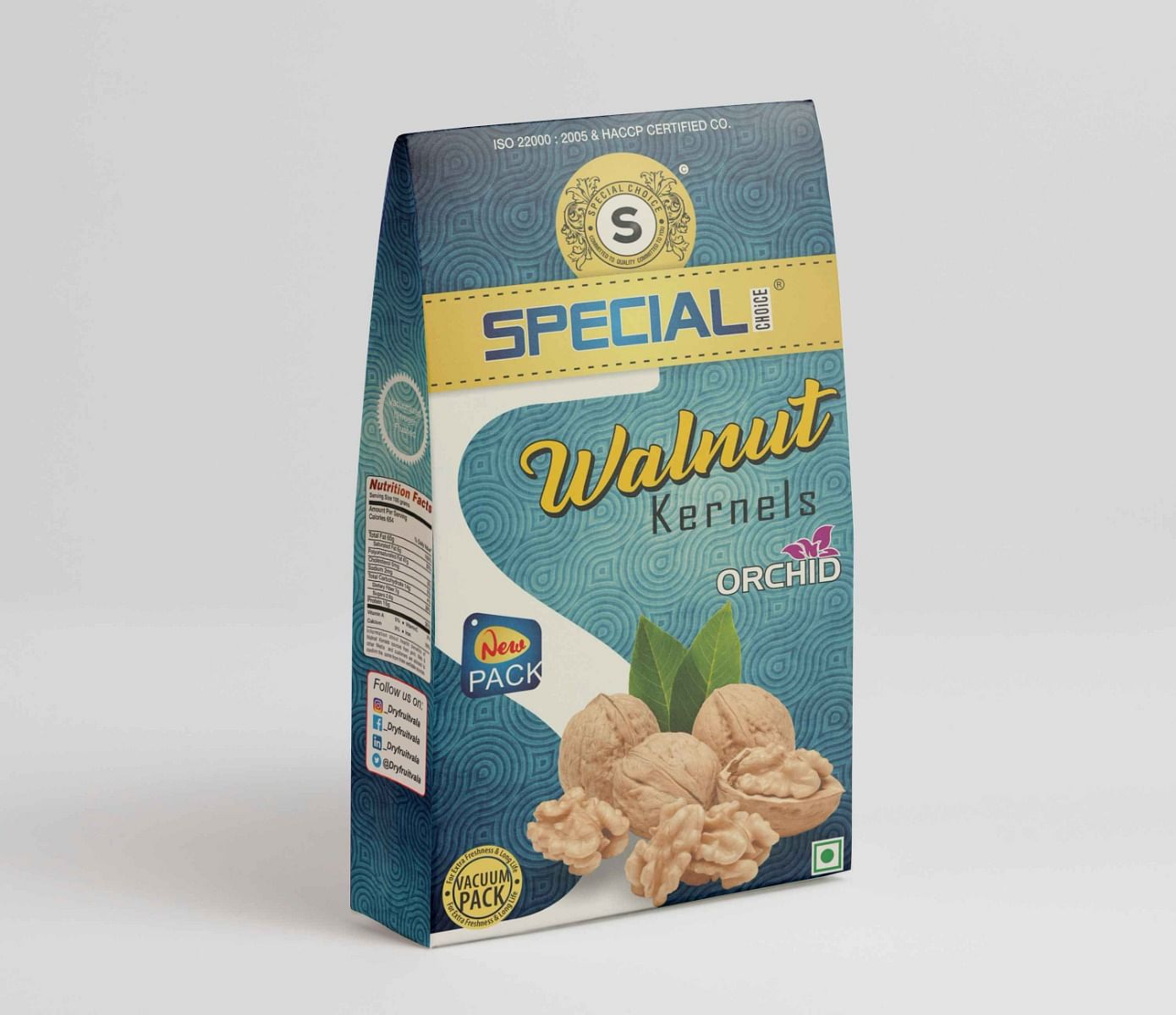 

Special Choice Walnut Kernels Orchid Vacuum Pack 250g x 1