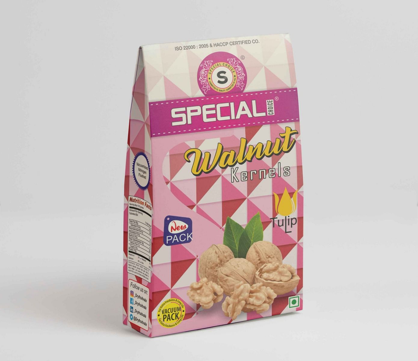 

Special Choice Walnut Kernels Tulip Vacuum Pack 250g x 4