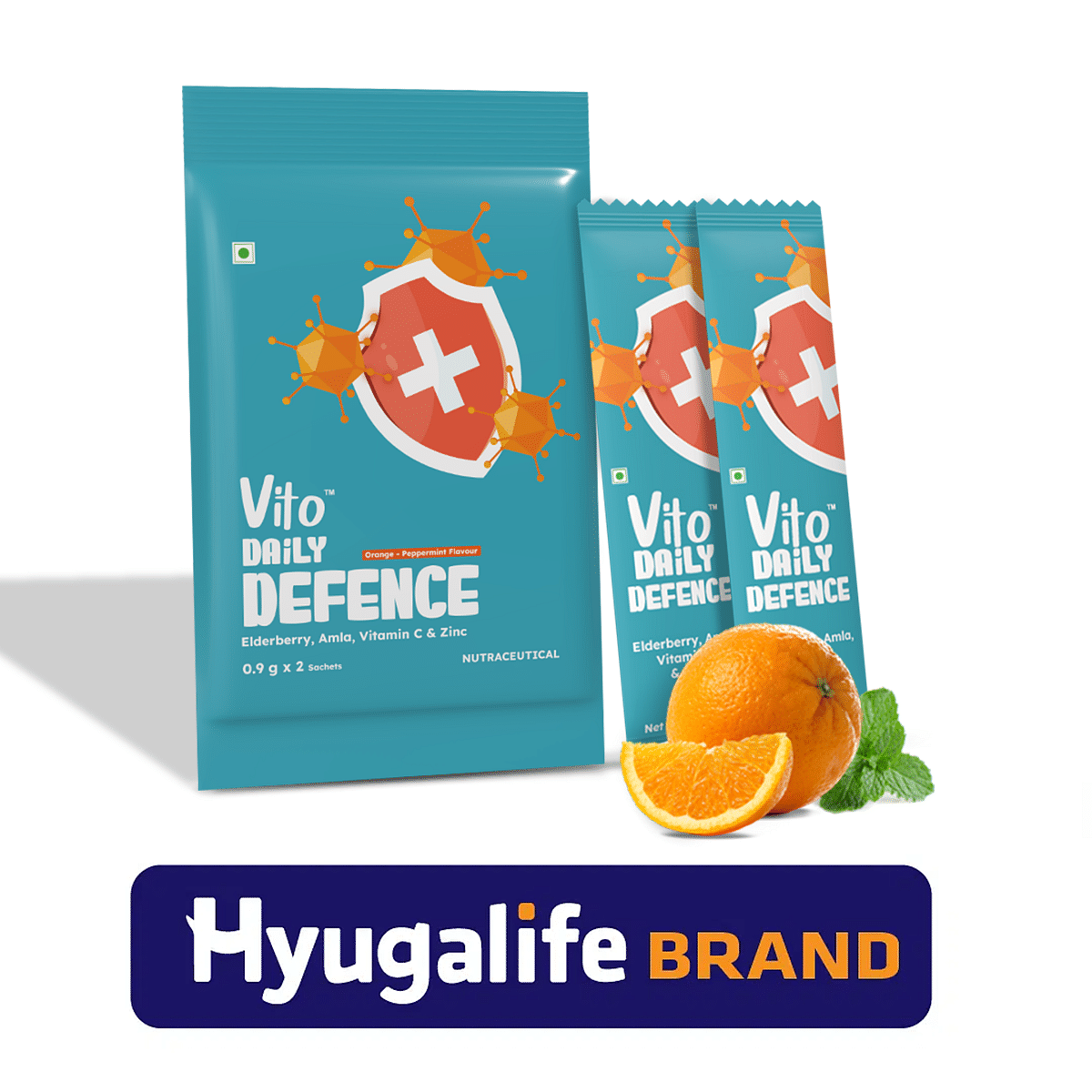 

Vito Daily Defence direct to mouth powder, Covid protection, Elderberry, Zinc, Amla and Vitamin C, Promotes a healthy immune system, 2 Sachets pack