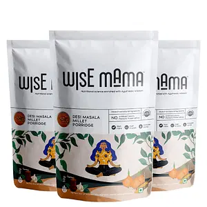 Wise Mama Desi Masala Millet Porridge - 50g  (Pack of 3)