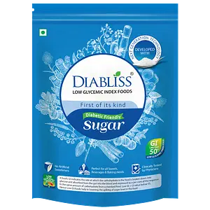 Diabliss Diabetic Friendly Low Glycemic Index (GI) Sugar 500g Standy Pouch