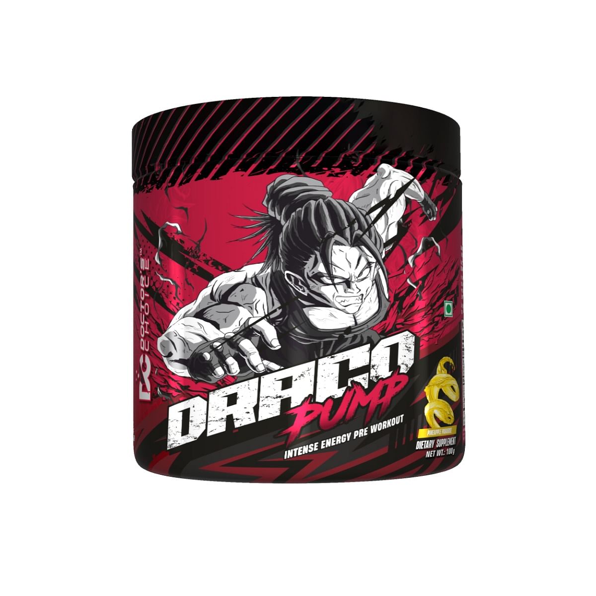 

DC DOCTORS CHOICE Pre Workout Draco Pump for Instant Clean Energy and Intense Focus, Citrulline dl-Malate, Arginine - 20 Serving (Pineapple Paradis...