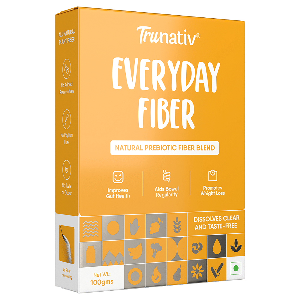 

TruNativ Everyday Fiber| Enhances Digestive Health| Plant based Fiber| Non-GMO| Helps Control Blood Sugar Levels| Gluten Free| Dissolves Clear| Unf...
