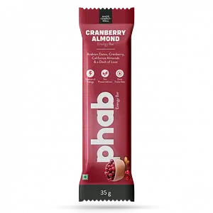 Phab Energy Bar - Cranberry Almond - 35gms