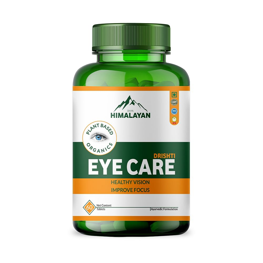 

Divya Himalayan Plant-Based Drishti Eye Care Supplement, 60 Tablets, Supports Eye Health & Vision, Herbal Blend with Lutein