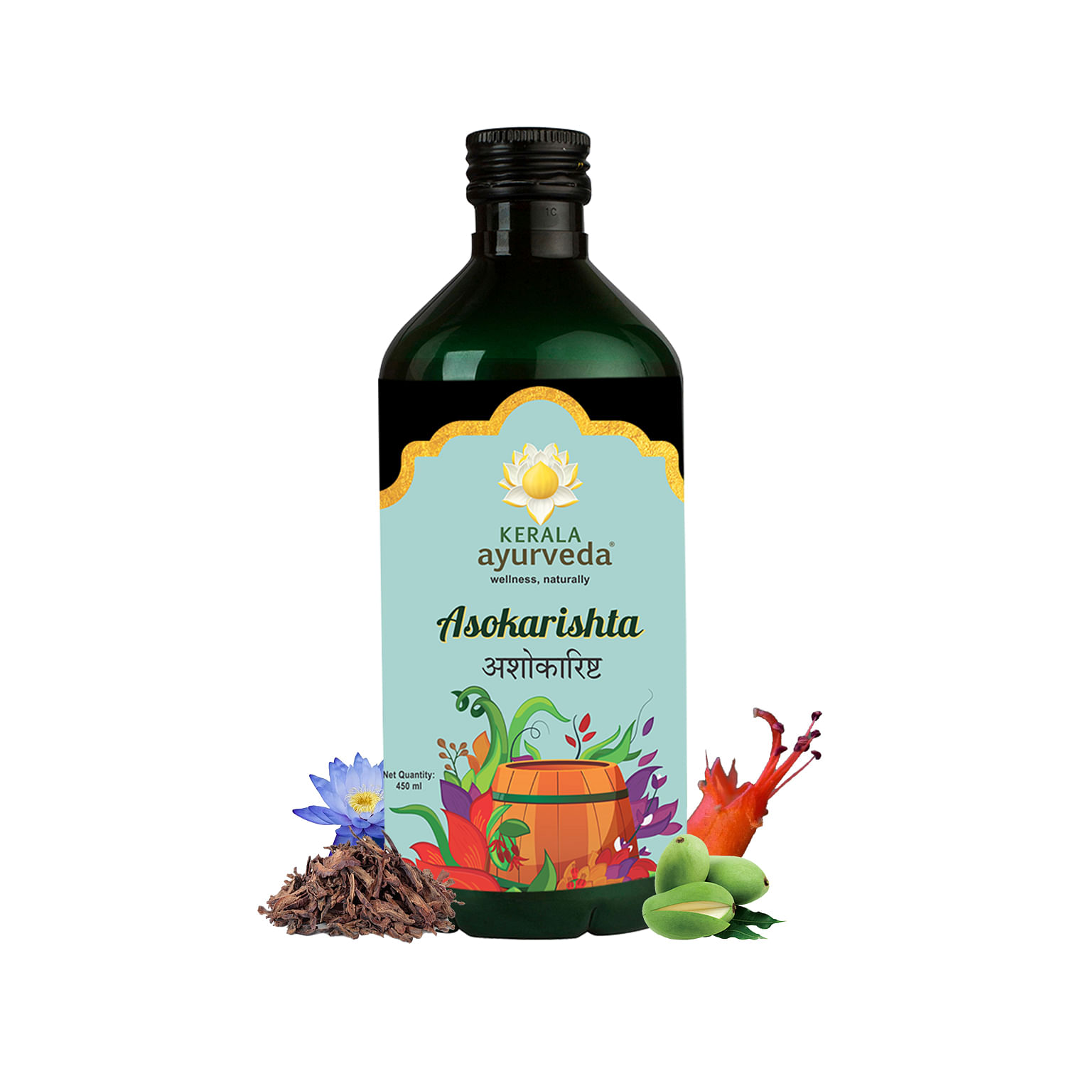 

Kerala Ayurveda Asokarishtam 450 ML