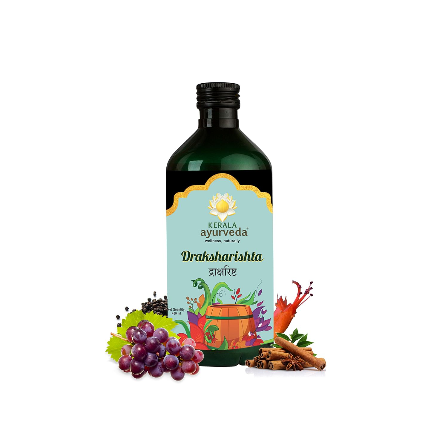 

Kerala Ayurveda Draksharishta 450 ML