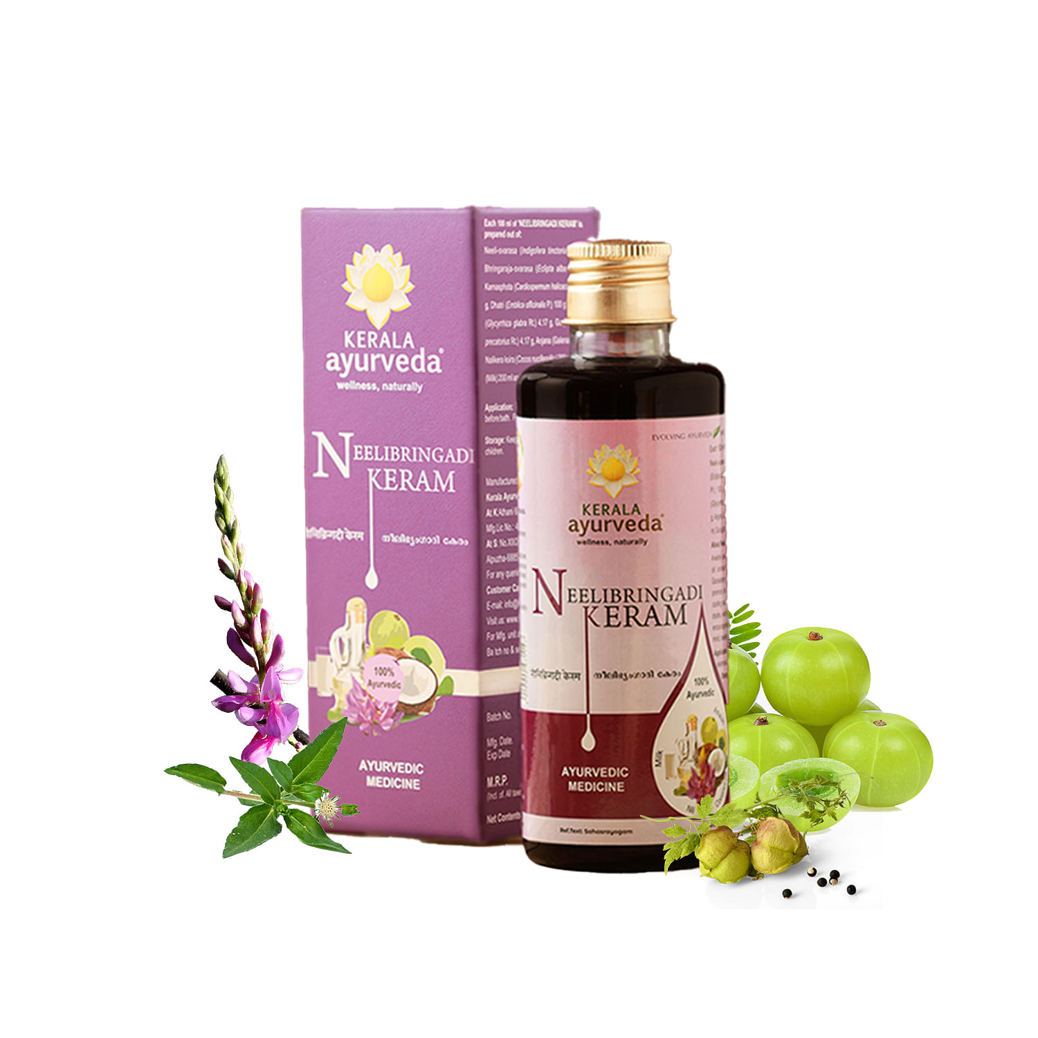 

Kerala Ayurveda Neelibringadi Keram Liquid - 200 ml