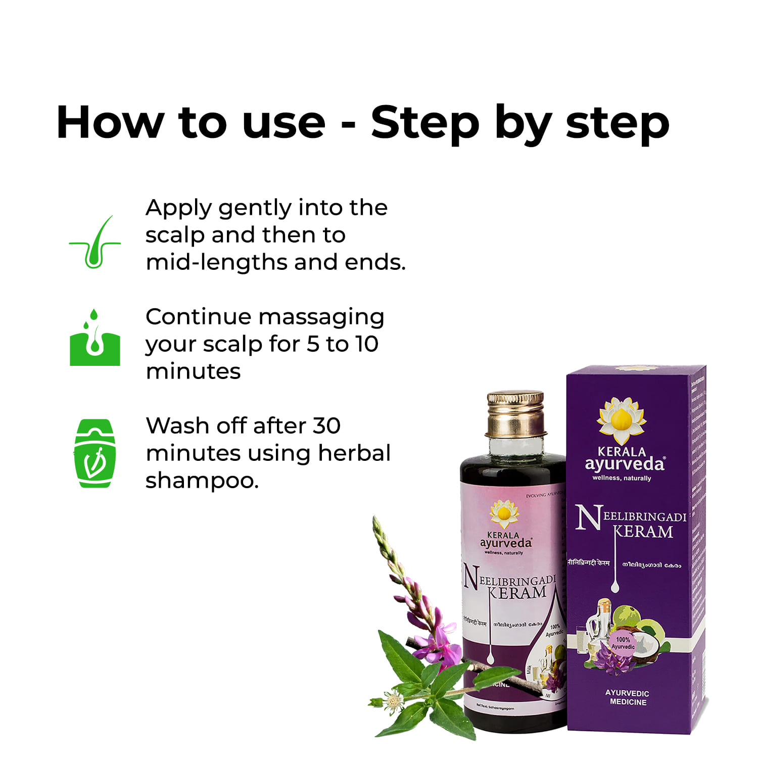 Kerala Ayurveda Neelibringadi Keram Liquid 200 ml