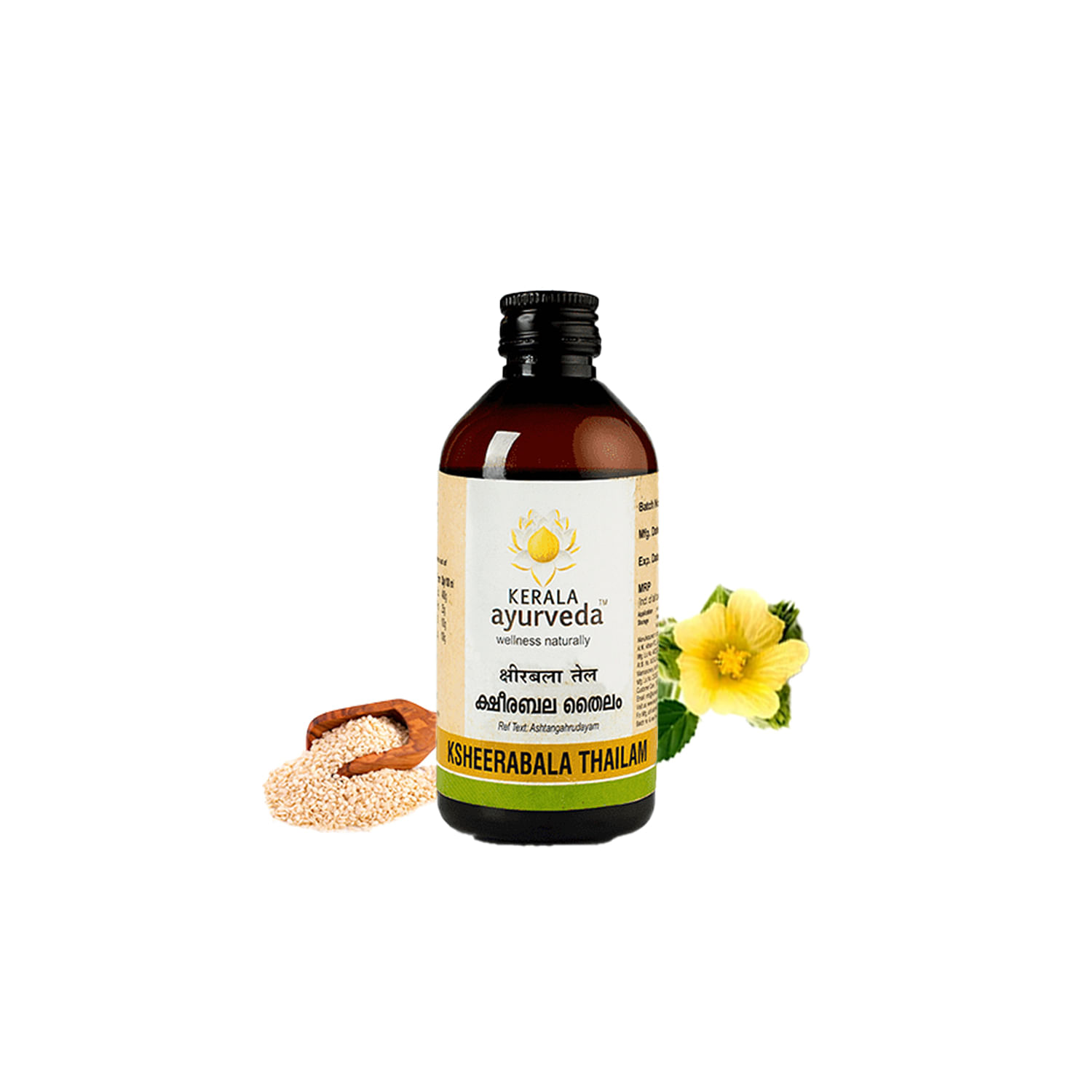 

Kerala ayurveda Ksheerabala Thailam, White, 200 ML