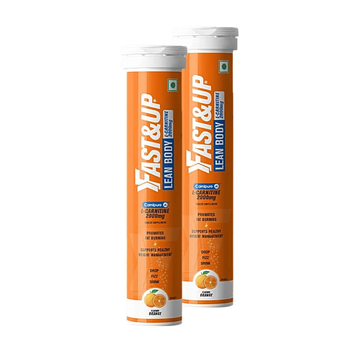 

Fast&Up L-Carnitine Lean Body - Helps Convert Fat into Energy, 2000 mg Carnipure TM L-Carnitine Sourced from Lonza Switzerland - Pack of 20 Efferve...