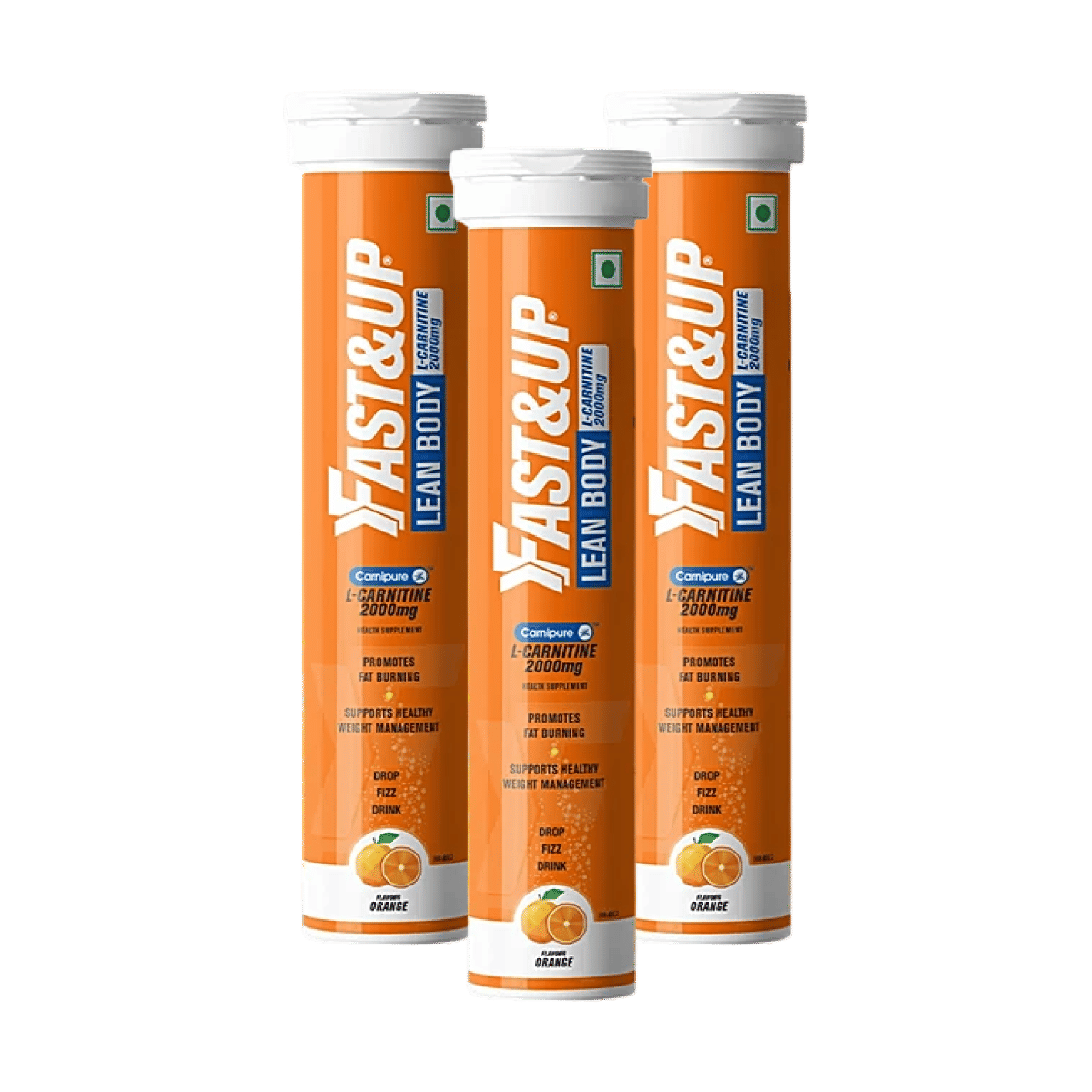 

Fast&Up L-Carnitine Lean Body - Helps Convert Fat into Energy, 2000 mg Carnipure TM L-Carnitine Sourced from Lonza Switzerland - Pack of 20 Efferve...